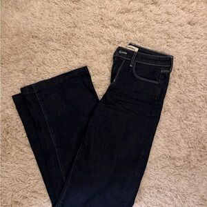 L'AGENCE Women's Dark Blue Flare Jeans